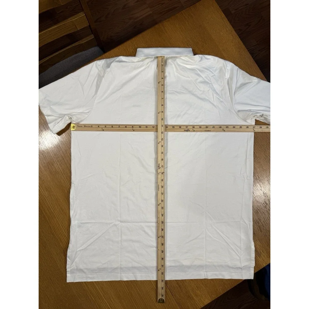 Polo Golf Ralph Lauren Performance Stretch Polo‎ Shirt Men's 2XL White SS Peru